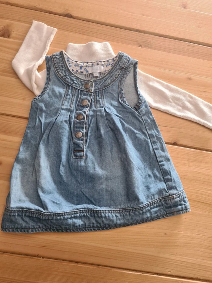 Robe jean + pull - photo numéro 2