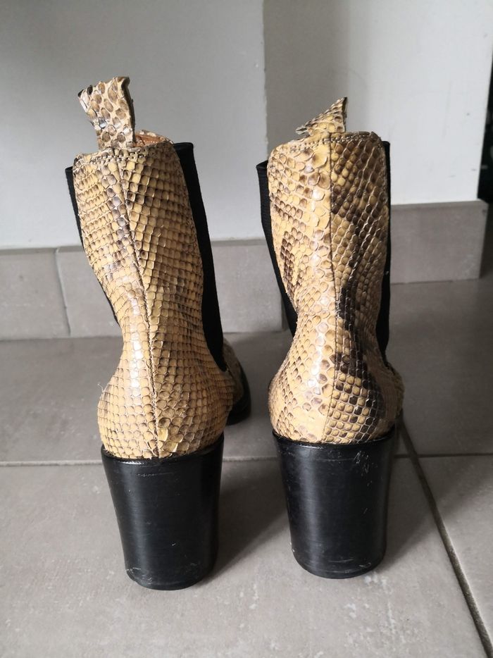 Bottines en cuir en très bon état - photo numéro 4
