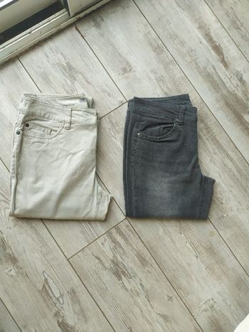 lot de 2 pantalons. Taille : 38