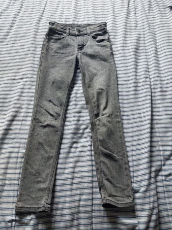 Jean skinny gris