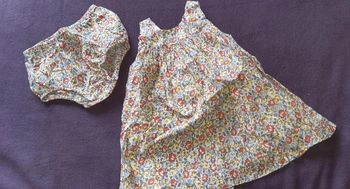 Robe 3 mois avec bloomer