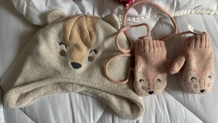 Lot bonnet + gant