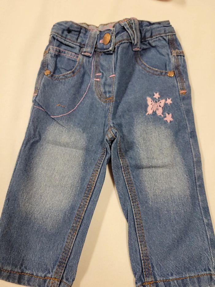 Ensemble jean t shirt 6mois fille - photo numéro 2