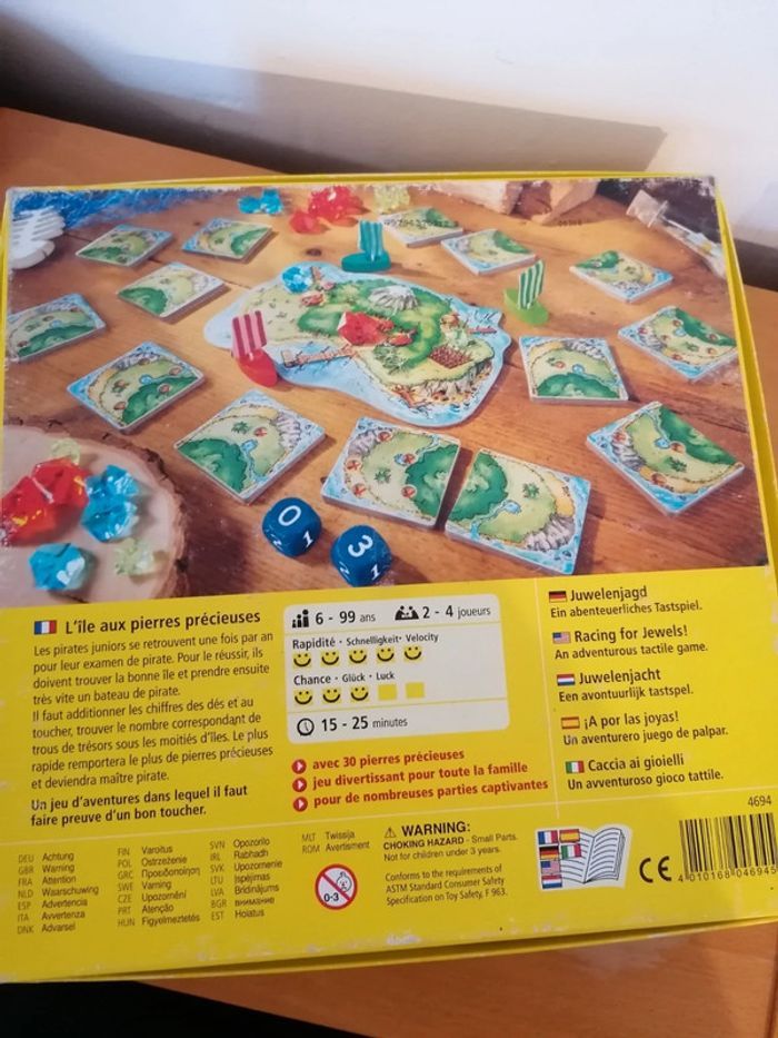 jeu l'île à pierres précieuses haba - photo numéro 2