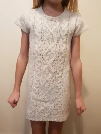 Robe pull ivoire
