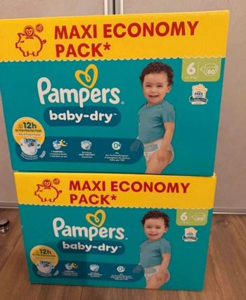 2 packs de 80 couches