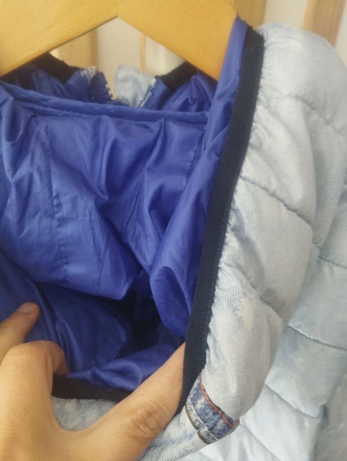 Doudoune Desigual 9/10ans bleue chat - photo numéro 13