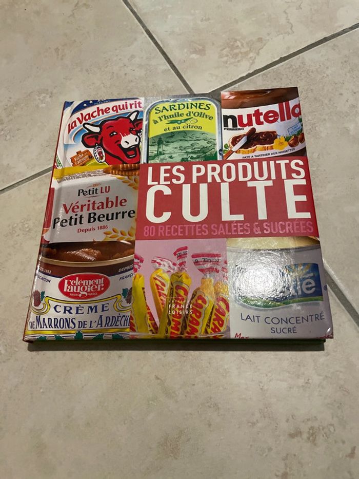 Livre recette avec produit culte