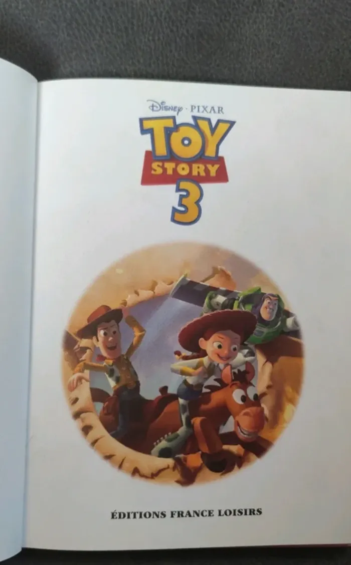 Livre Disney Pixar Toy story 3 éditions France loisirs - photo numéro 4
