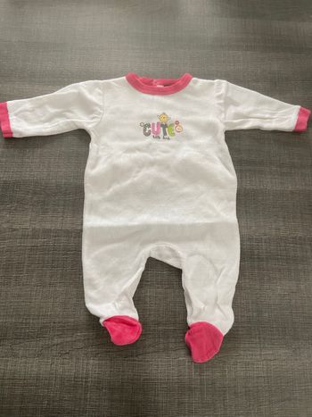 Pyjama velours 3 mois