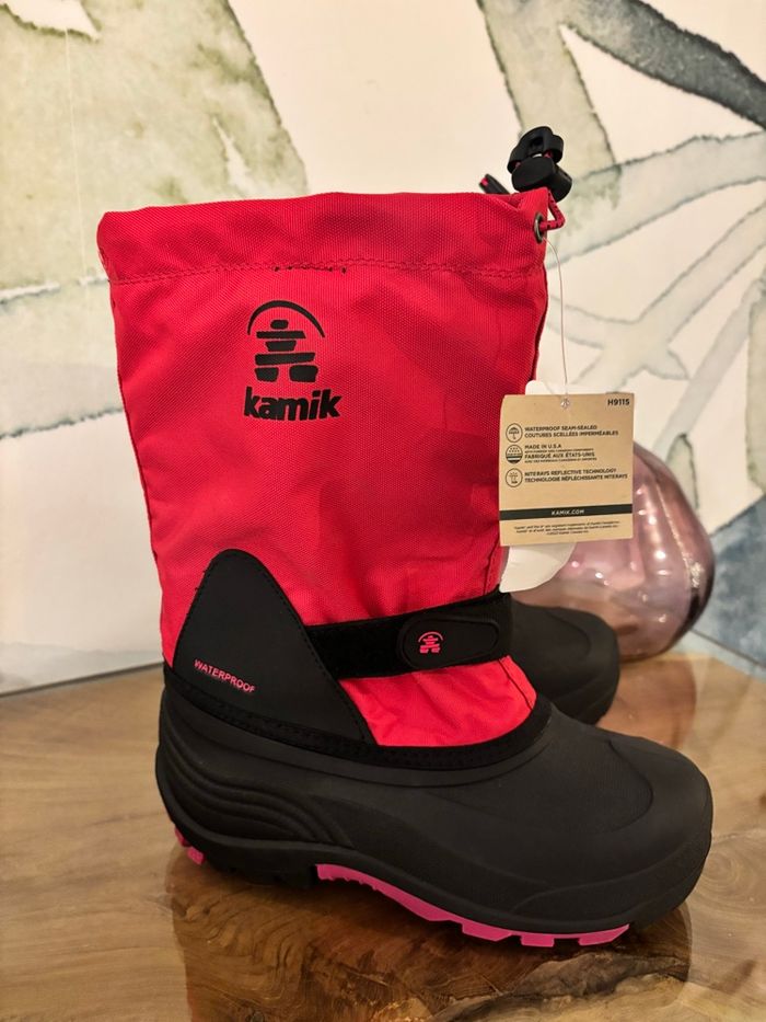 Après ski chaussures bottes de neige rose Kamik 36 - photo numéro 2