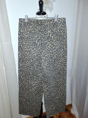 Pantalon jeans léopard