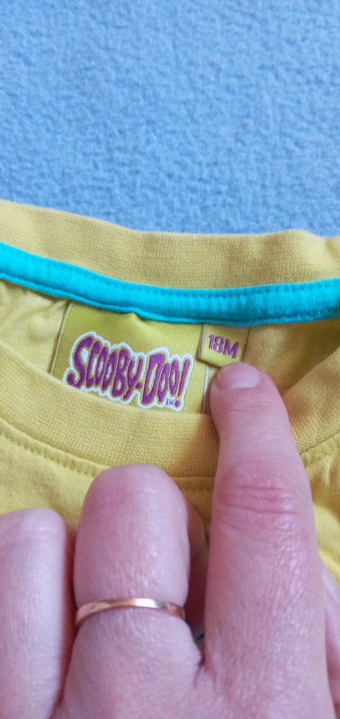 Tee-shirts Scooby-doo taille 18 mois - photo numéro 3