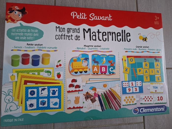 Petit savant mon grand coffret de maternelle