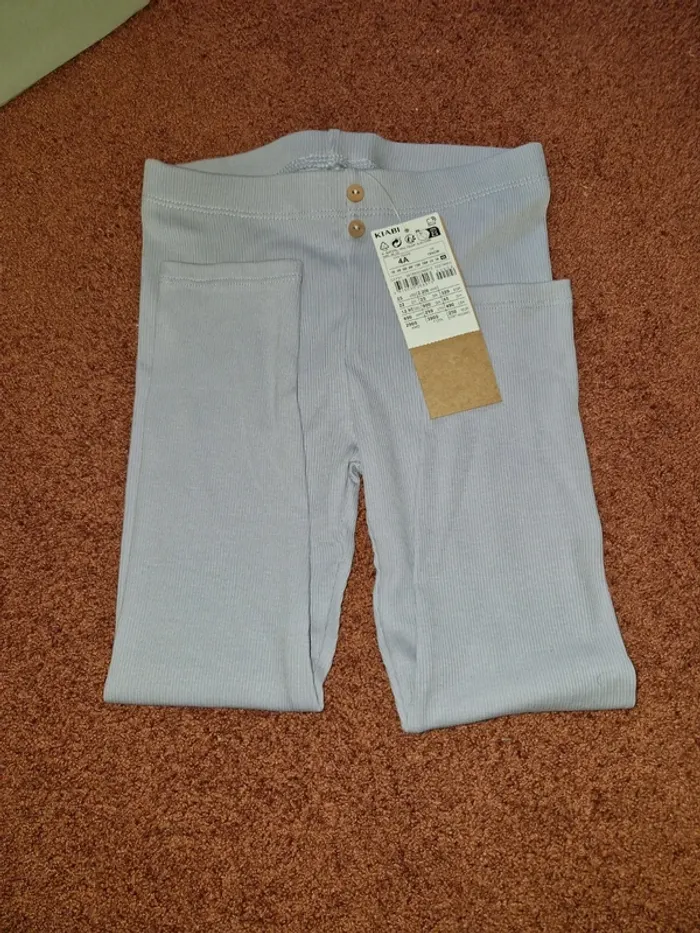 Legging boutons bois
