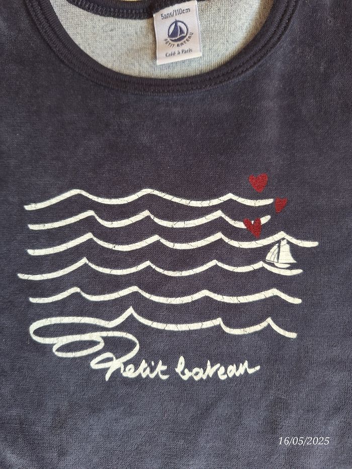 3 pyjamas velours Petit Bateau 5ans - photo numéro 5