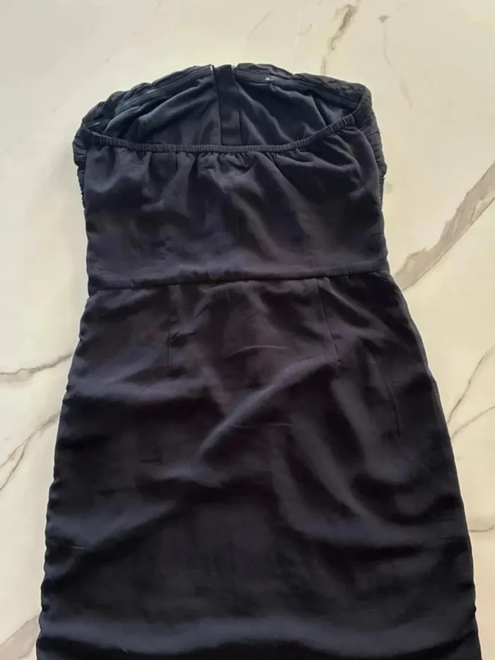 Petite robe noire bustier chic – Taille 36 - photo numéro 4