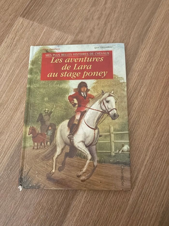 Livre les aventure de lara au stage de poney