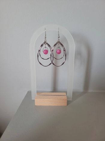 Bo acier silver tourmaline pastèque.