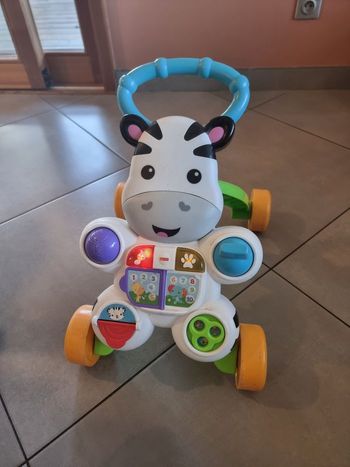 Trotteur zèbre parlant pour bébé