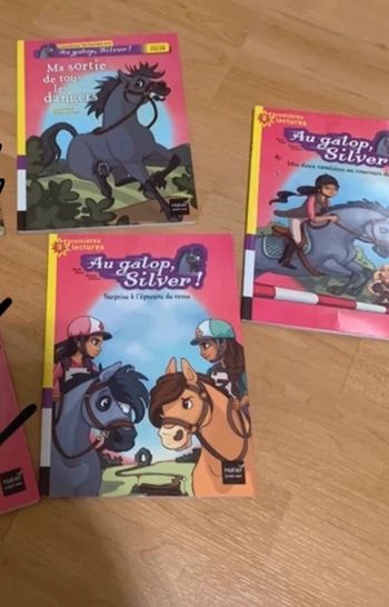 Lot de 4 livres « au galop Silver »