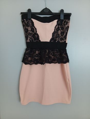 Robe bustier abricot t36 Jennyfer