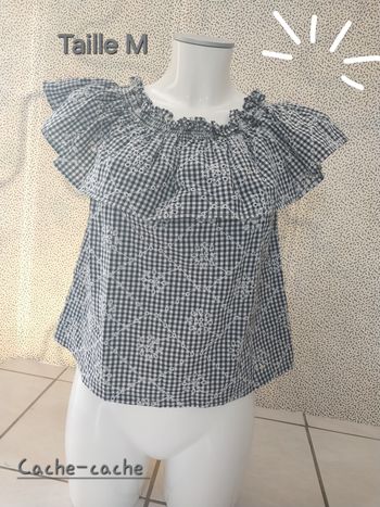 Blouse Cache Cache à carreaux vichy