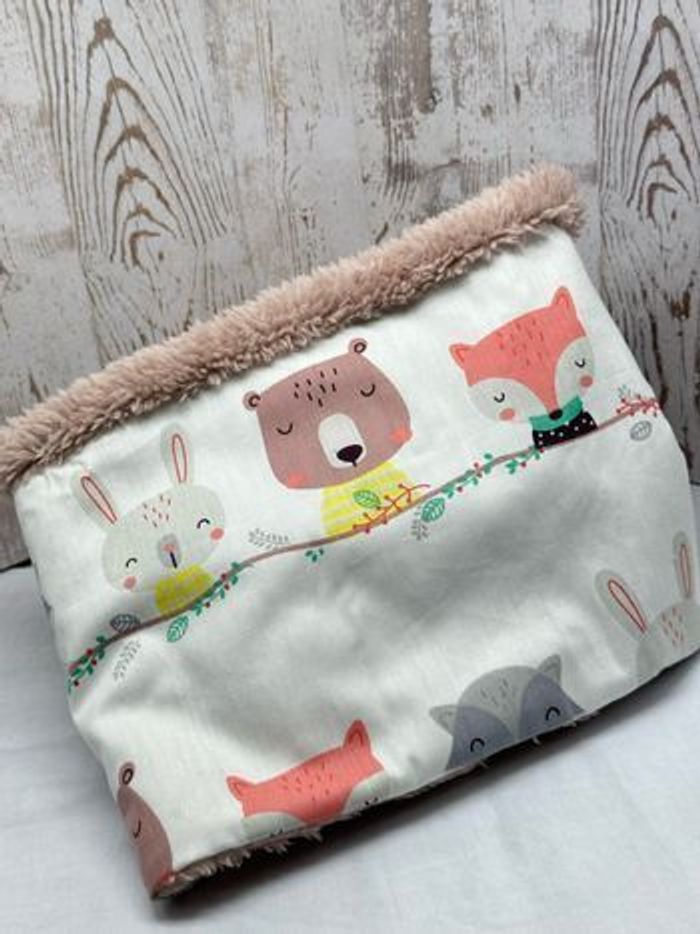 Snood fille motifs animaux , cache cou fille