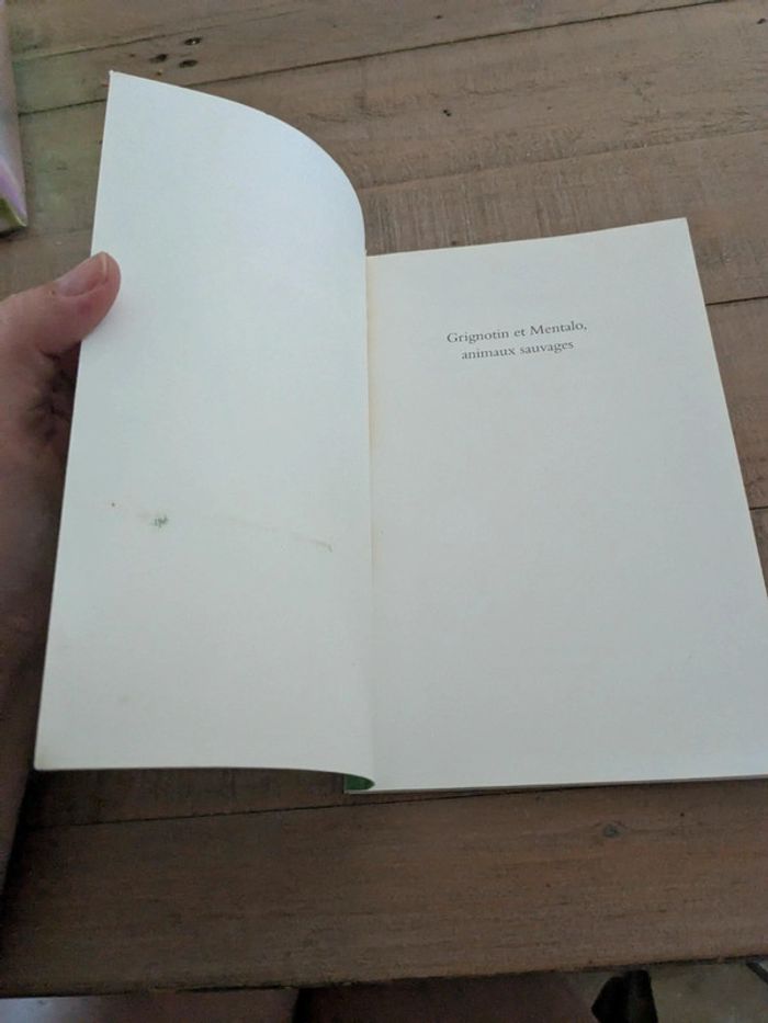 Livre l'école des loisirs Grignotin et Mentalo animaux sauvages - photo numéro 7