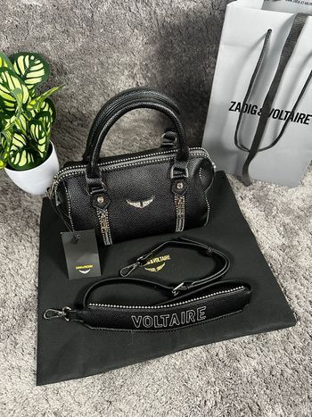 Sac Zadig & Voltaire Sunny Nano Strass Noir taille Xs- Neuf avec étiquettes et facture - Authentique