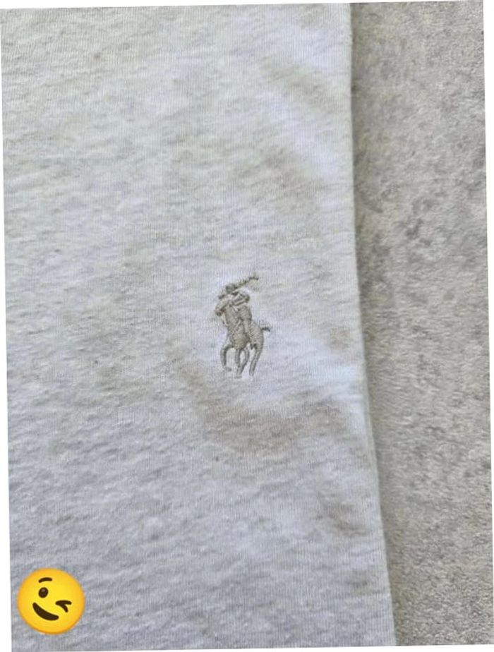 T-shirt Ralph Lauren XL coupe col rond Beige Homme Men tee112 - photo numéro 2