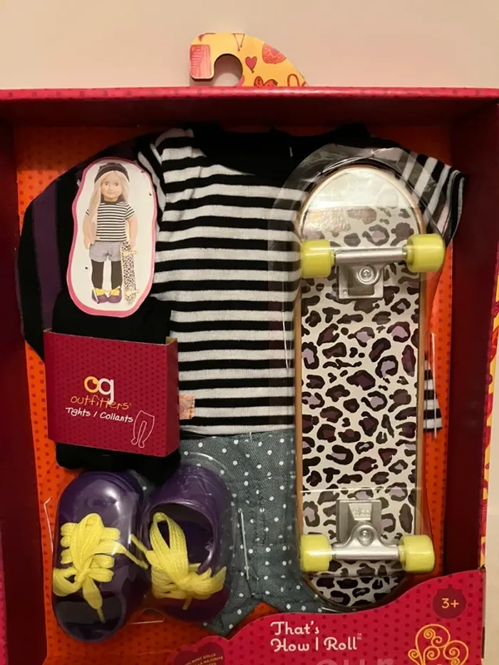 Tenue de skateuse pour poupée - photo numéro 2