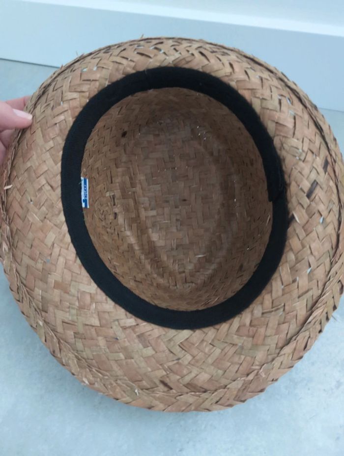 Chapeau type osier/paille tressé - photo numéro 4