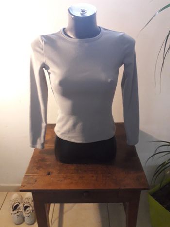 Haut t shirt manche longue dazy femme fille ado taille xs 34