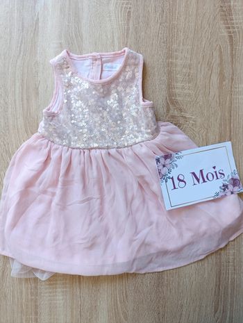 Robe cérémonie 18mois fille