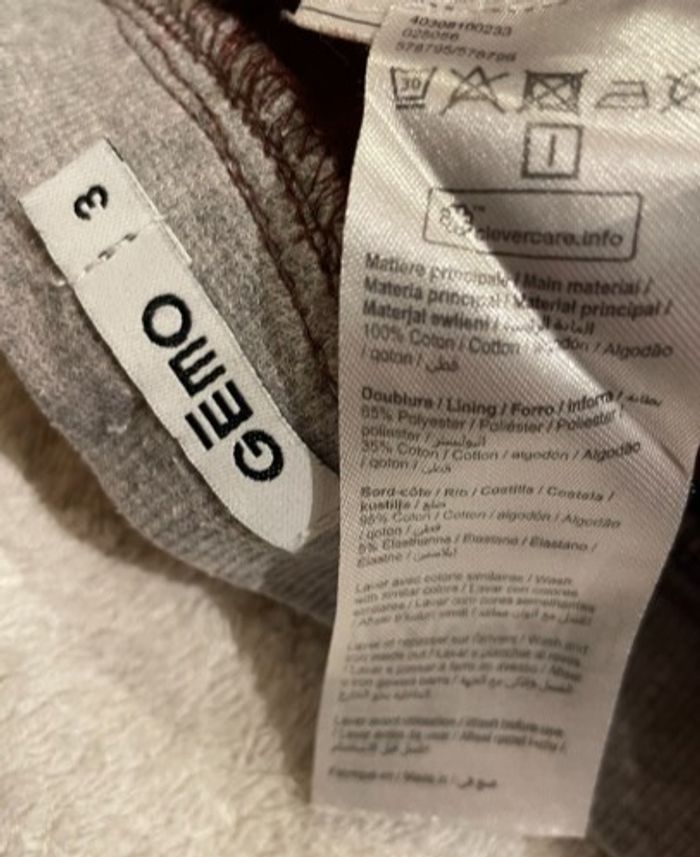 Pantalon cargo doublé taille élastique 3a - photo numéro 4