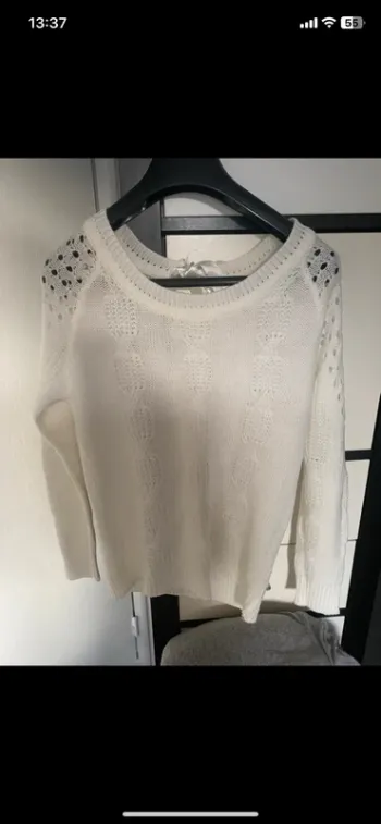 Pull blanc