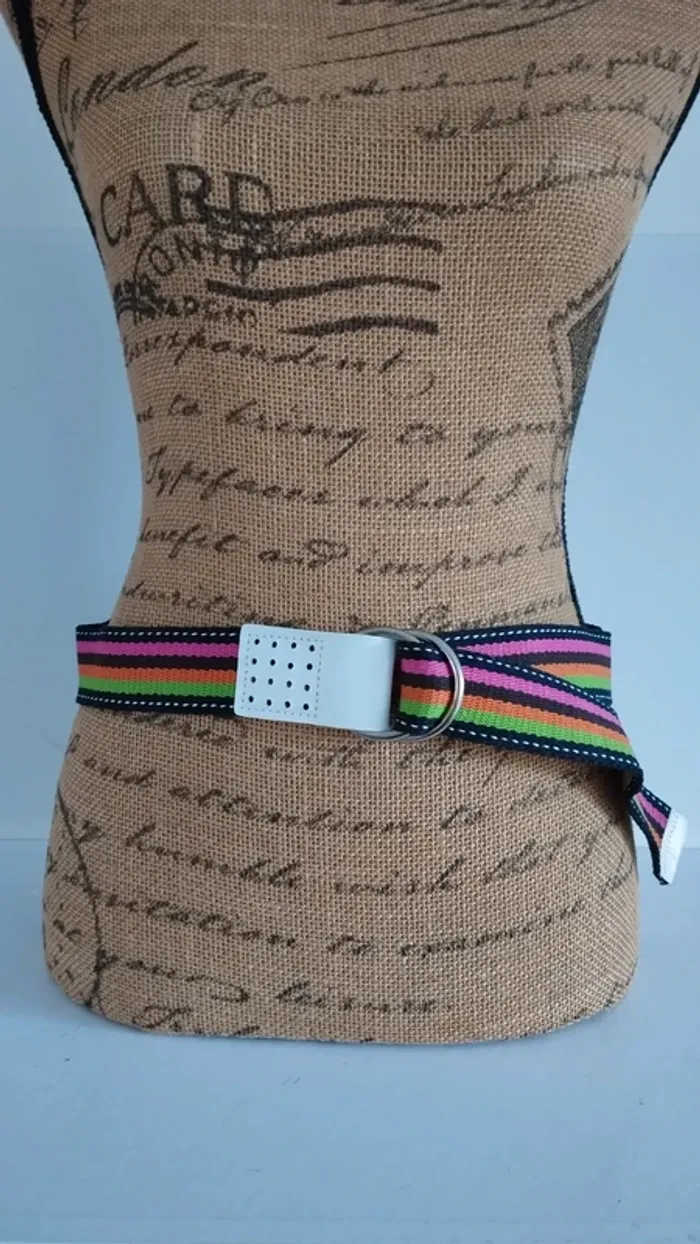 Ceinture multicolore ajustable - photo numéro 3