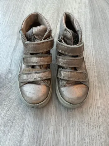 Sneakers fille rose doré - 28