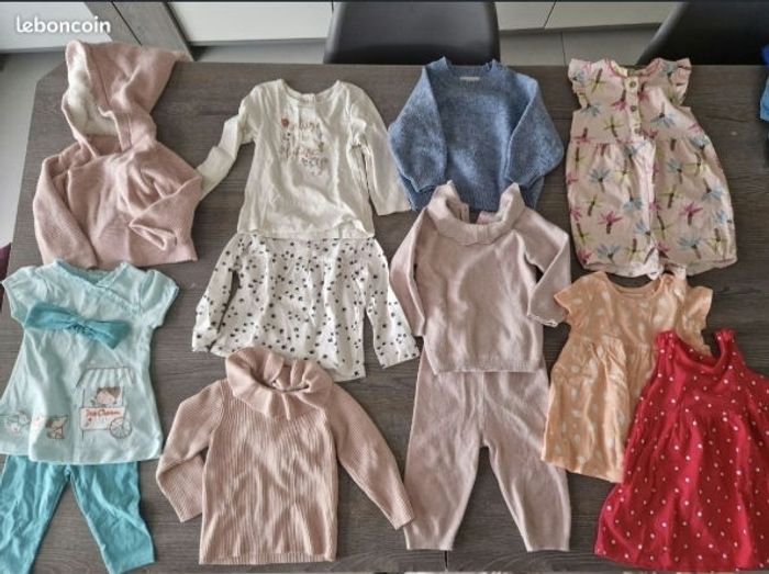 Lot de vêtements fille 6-9mois