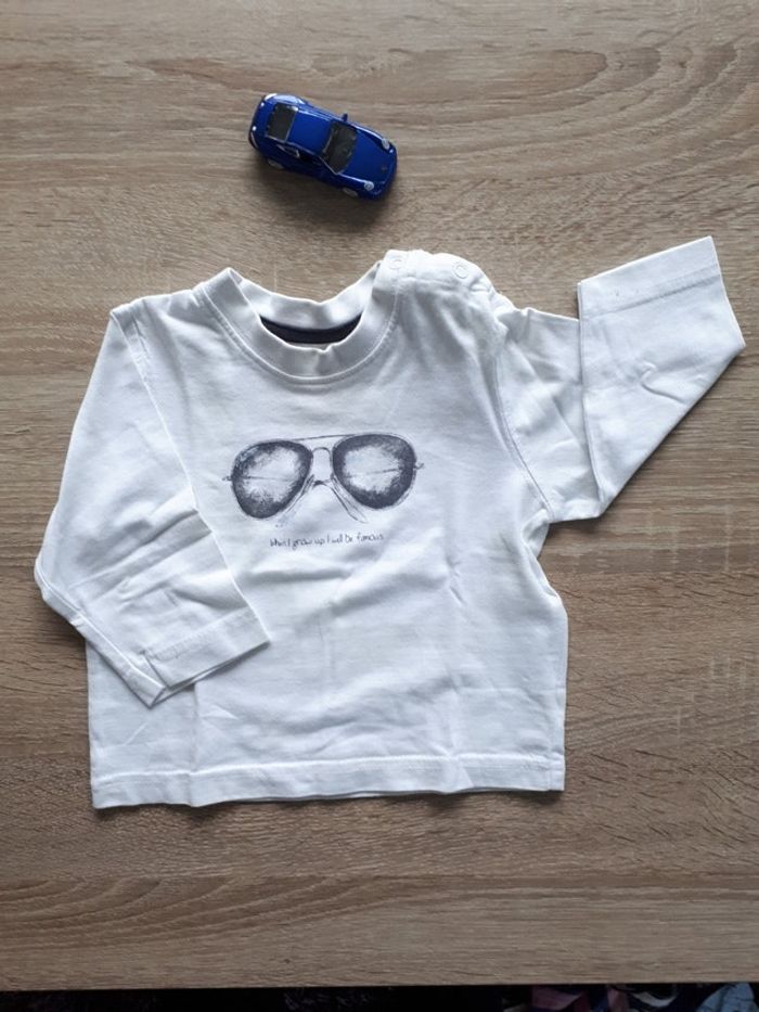Ensemble  pantalon t shirt manches longues 6 mois grain de blé - photo numéro 3