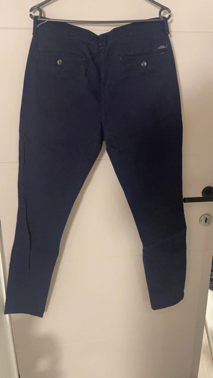 Pantalon Zara bleu marine – Taille L (42) - photo numéro 3