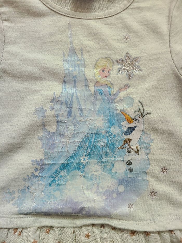 Robe ML 5 ans reine des neiges - photo numéro 4