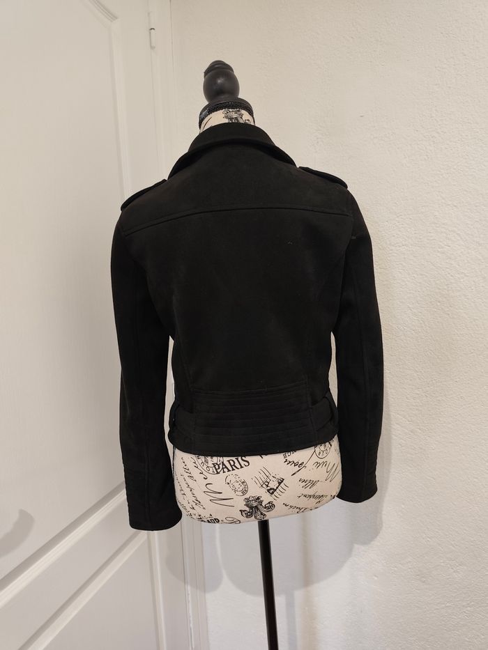 Veste coupe perfecto effet Daim - photo numéro 6