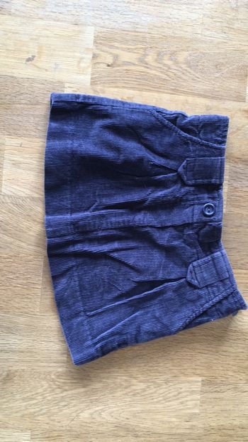 Jupe prune velours