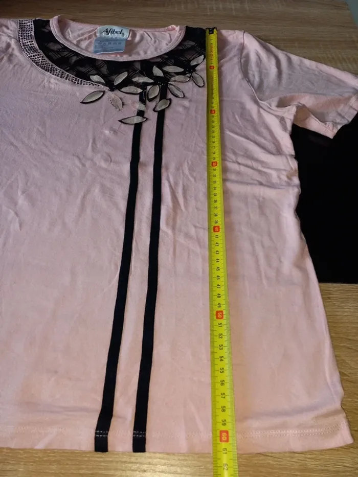 Tee-shirt femme rose 46/48 - photo numéro 9