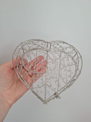 Panier en forme de cœur