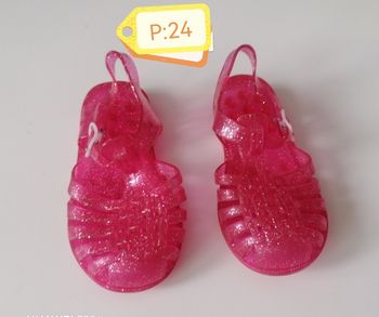 Sandales de plage pailleté