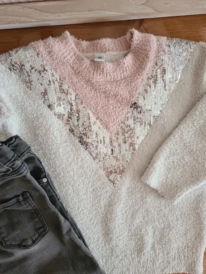 Ensemble pull et jean 3ans - photo numéro 2