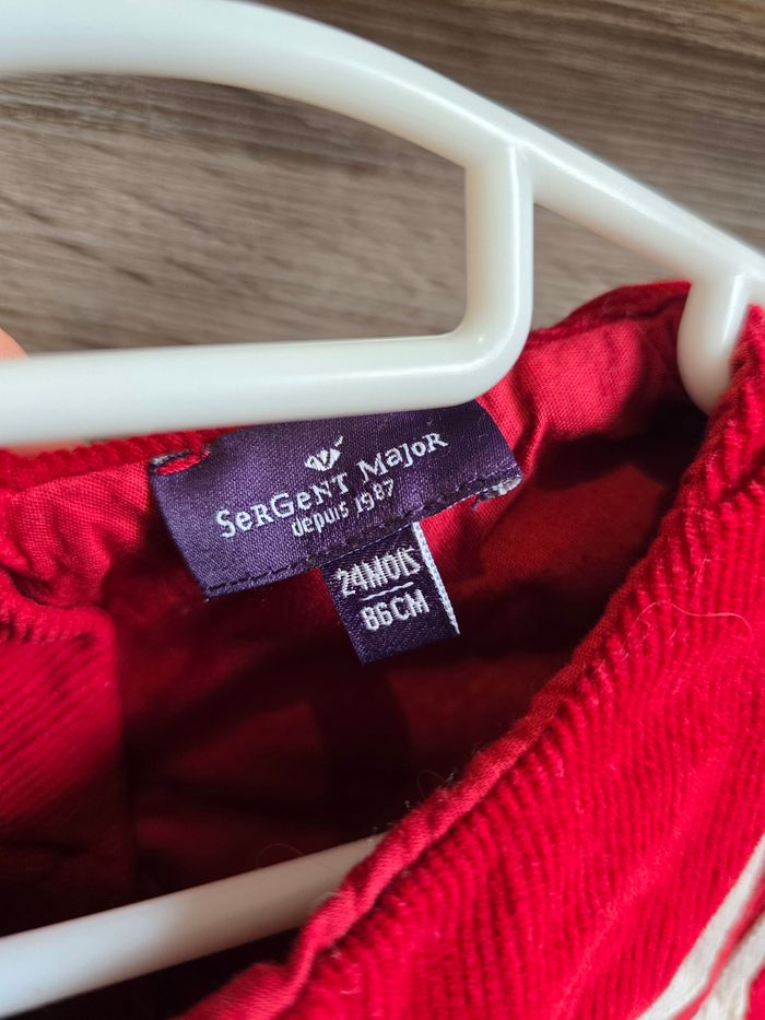 Vêtement Bébé Fille - Ensemble Robe/Body/Bonnet - Sergent Major - 24 mois 86 cm - photo numéro 8